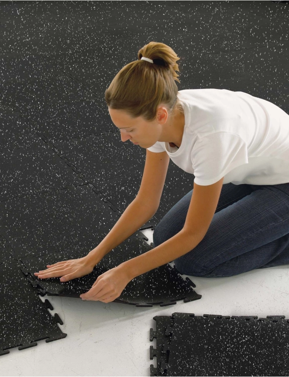 Płytka Fitness Czarny 50x50 cm