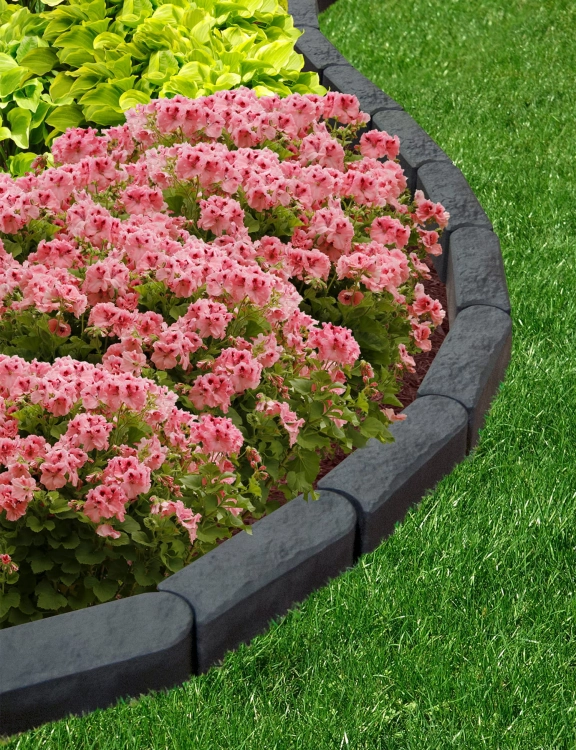 efloor_Obrzeże Trawnikowe 1 szt. Stomp Edge Grafit 30dł.x10szer.x12wys.