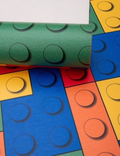 Wykładzina PCV 4m Bubblegum Klocki