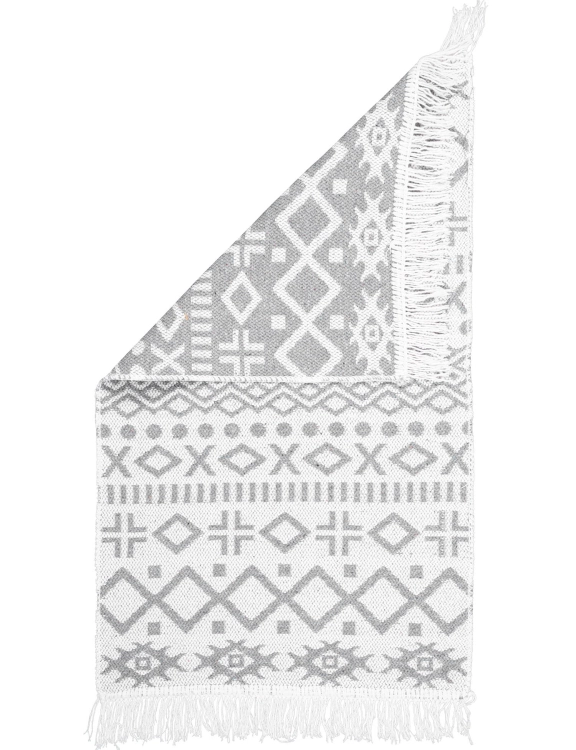 Dywanik Kilim Boho Szary 50x80