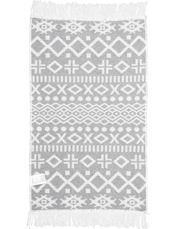Dywanik Kilim Boho Szary 50x80
