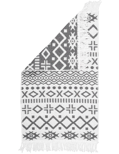 Dywanik Kilim Boho Czarny 50x80