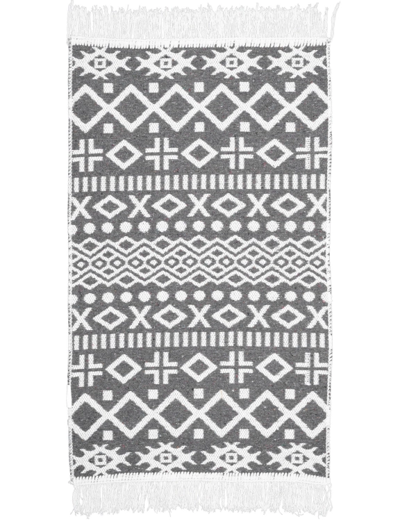 Dywanik Kilim Boho Czarny 50x80
