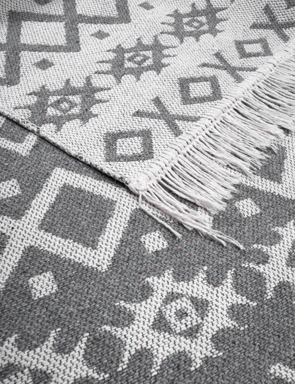 Dywanik Kilim Boho Czarny 50x80