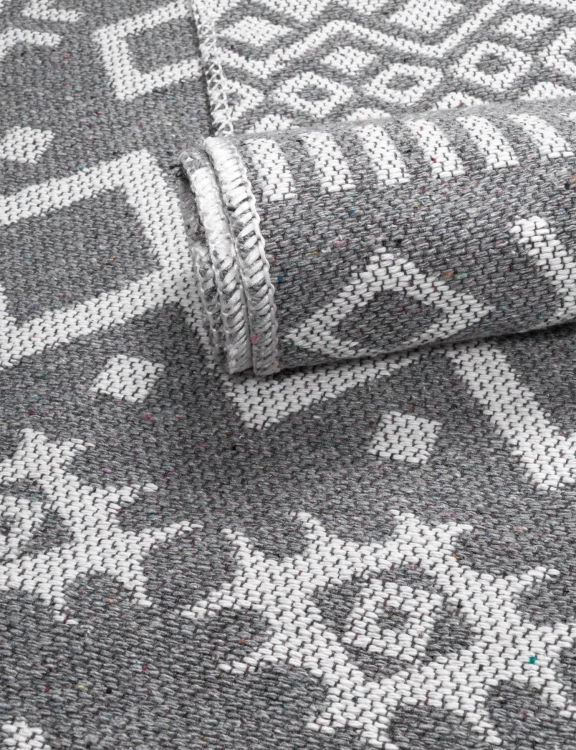 Dywanik Kilim Boho Czarny 50x80