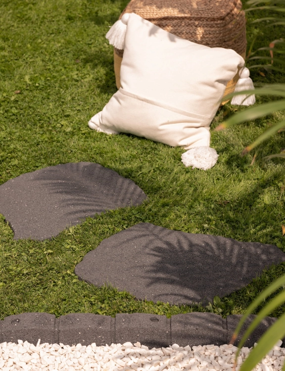 Ścieżka Ogrodowa Mrozoodporna Szary Płytka Natural Stone z Recyklingu