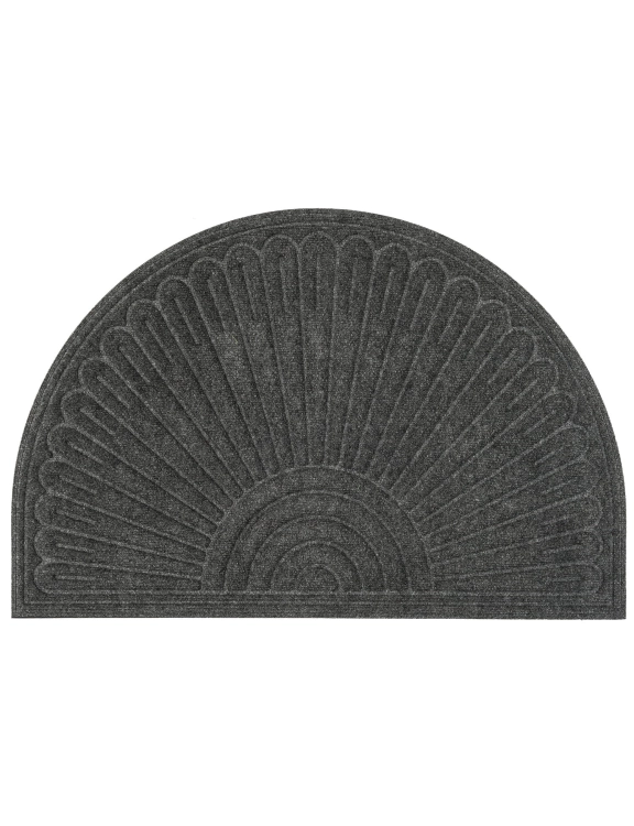 e-floor Wycieraczka Half Moon Contours Szary