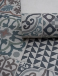 MultiSense Wykładzina PCV 3m Palermo Płytki Patchwork Wielokolorowy