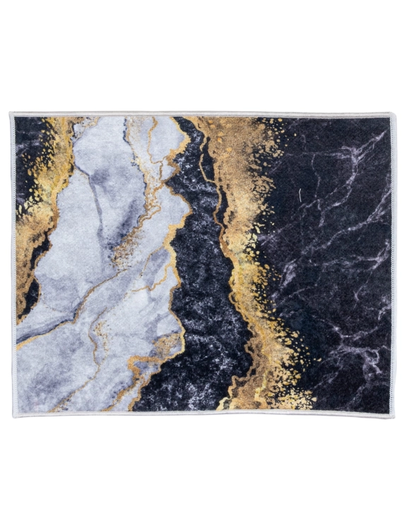 Komplet Łazienkowy Kilian Glamour 2 części Marmur Wielokolorowy