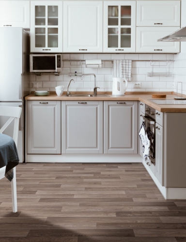 Wykładzina PCV Promo 4m Camargue 593 Drzewo Deska Szary