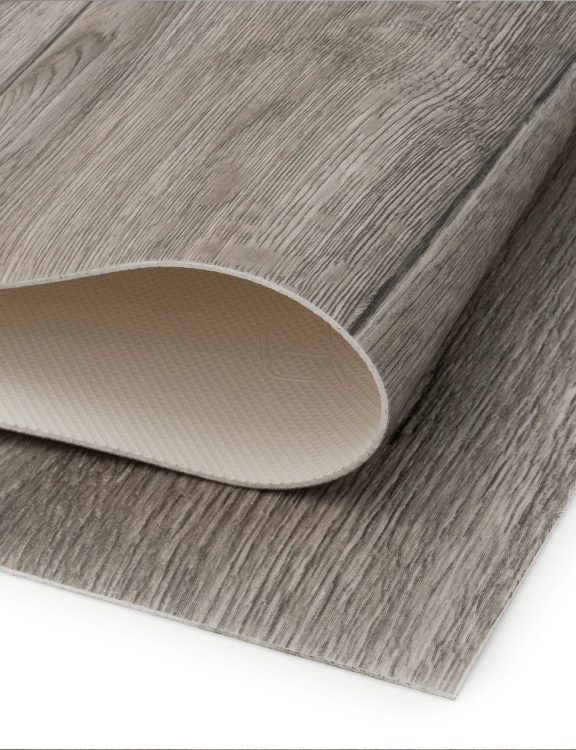 Wykładzina PCV 3m Step Brunel 84 Drewno Deska Rustykalna Szary