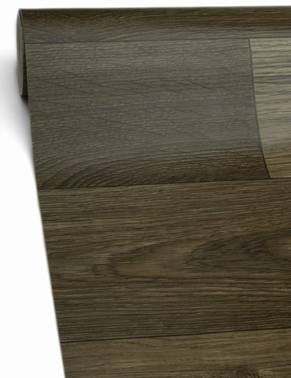 efloor Wykładzina PCV 2m Luna Granero 48 Deska Brązowy