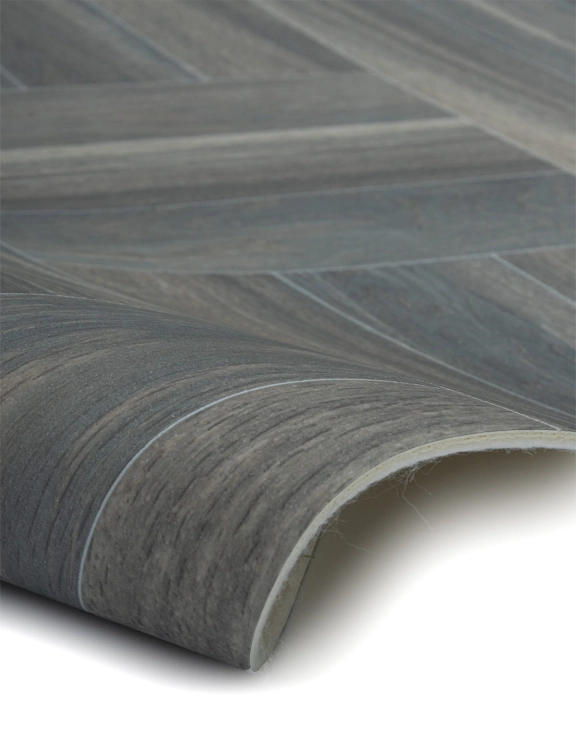 Efloor Wykładzina PCV 2m Optima Hightex Southern Oak 760 Mozzaika Drewniana Szary