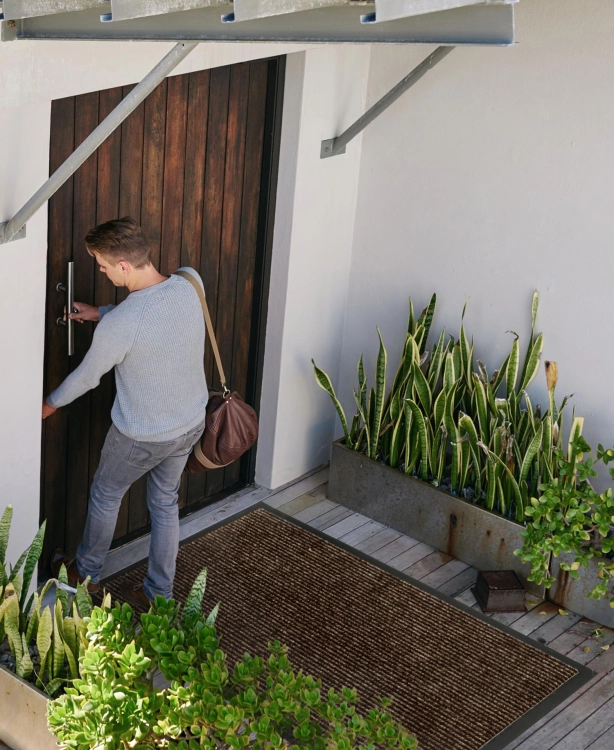 Efloor Wycieraczka Monet 90x150cm Brązowy