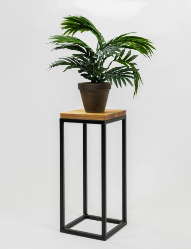 Efloor Kwietnik Laval XS Czarny 19x19x47cm