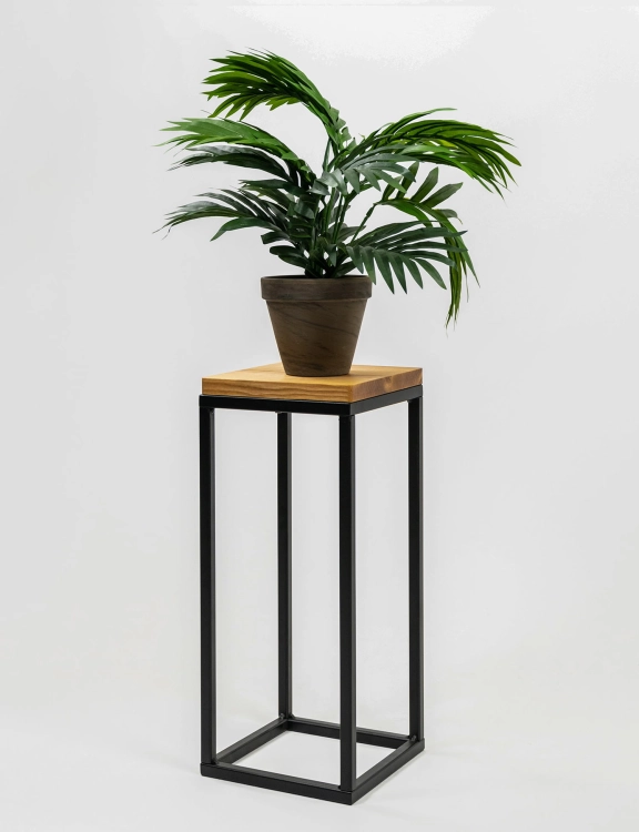 Efloor Kwietnik Laval XS Czarny 19x19x47cm