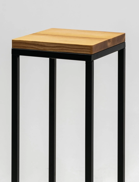 Efloor Kwietnik Laval XS Czarny 19x19x47cm