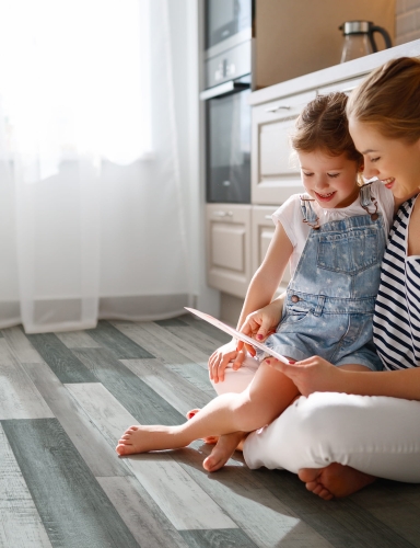 Wykładzina PCV 2m Dynasty Cuban Oak 550 Deska Szary