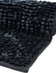 Dywanik Łazienkowy Chenille Velvet 60x90cm Czarny
