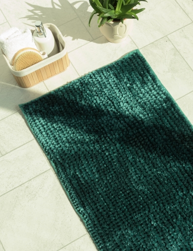 Dywanik Łazienkowy Chenille Velvet 40x60cm Zielony