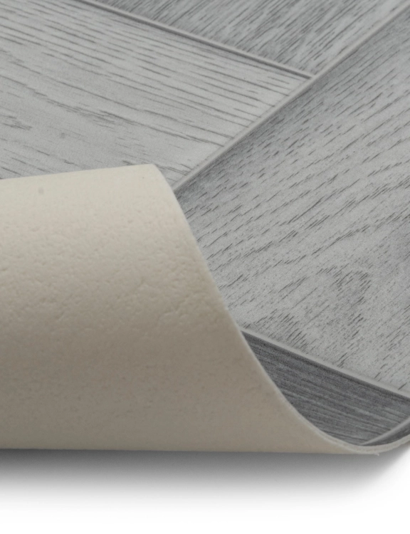 Efloor Wykładzina PCV 2m Rimini Diana Wood 799 Jodełka Szary