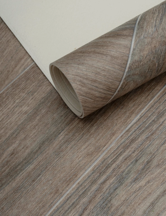 Efloor Wykładzina PCV 2m Rimini Layton 609 Deska Szary