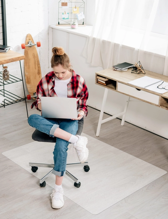 efloor_Mata ochronna pod krzesło biurowe fotel 78x118cm