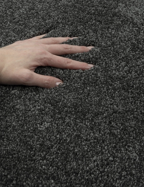 Efloor Dywan Kwadratowy Shaggy Forest 200x200cm Grafitowy