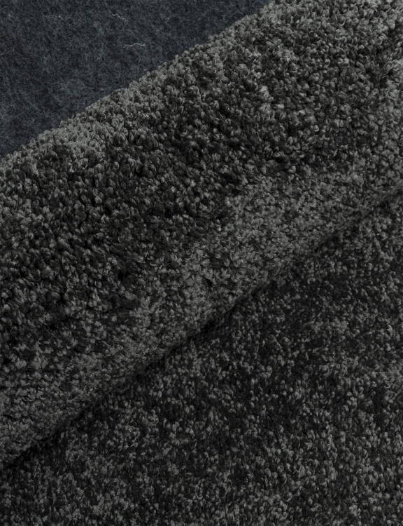 Efloor Dywan Shaggy Forest Okrągły 200cm Grafitowy