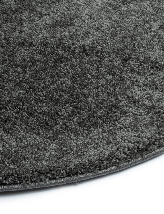 Efloor Dywan Shaggy Forest Okrągły 200cm Grafitowy