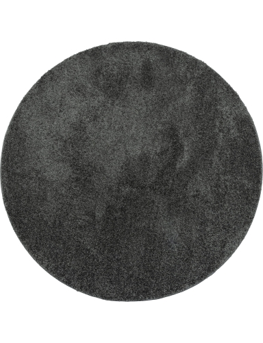 Efloor Dywan Shaggy Forest Okrągły 200cm Grafitowy