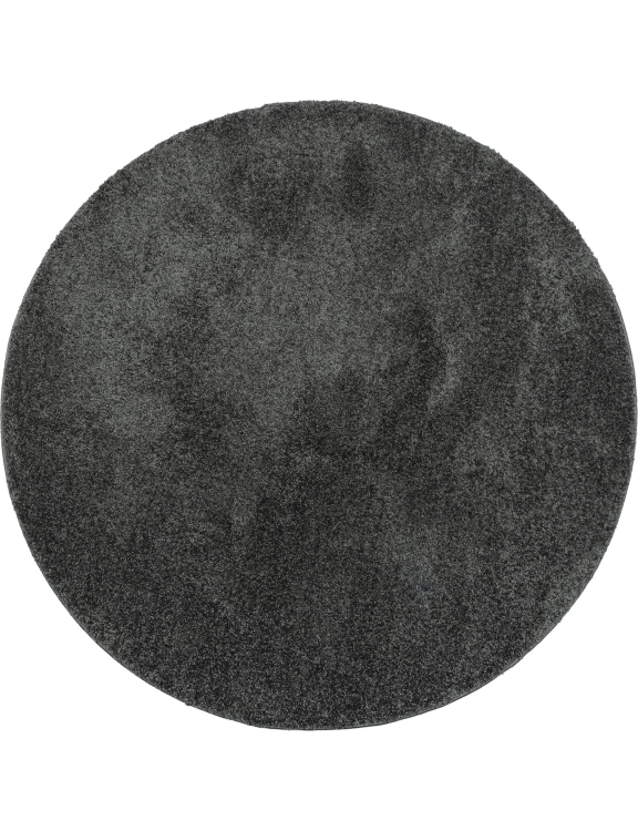 Efloor Dywan Shaggy Forest Okrągły 200cm Grafitowy