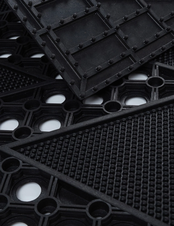 Efloor Wycieraczka Pod Drzwi Duty 45x75cm Geometryczny Czarny