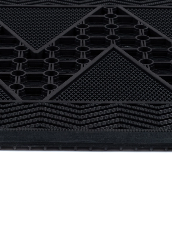 Efloor Wycieraczka Pod Drzwi Duty 45x75cm Geometryczny Czarny