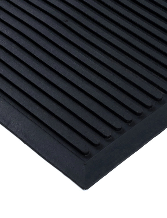 Efloor Wycieraczka Gumowa Structure 45x75cm Geometryczny Czarny