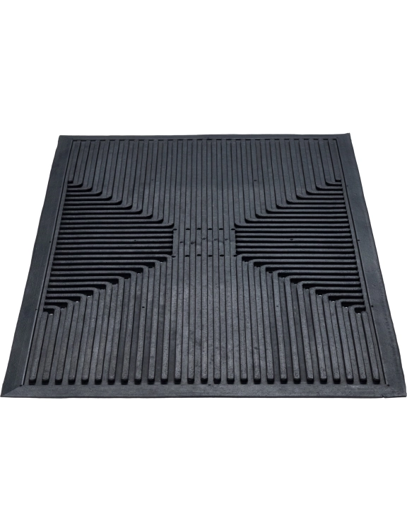Efloor Wycieraczka Gumowa Structure 45x75cm Geometryczny Czarny