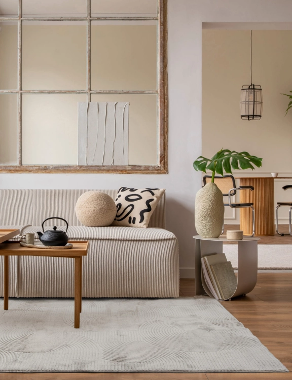 Dywan Stilo New 160x230cm Abstrakcja Beżowy