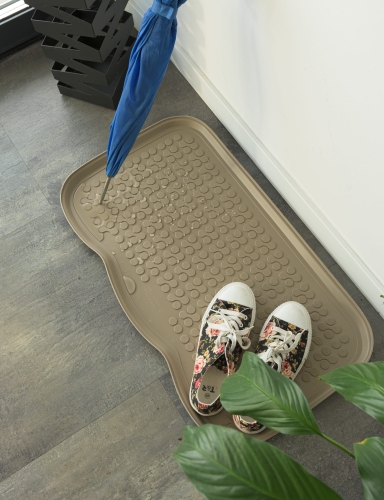 Efloor Ociekacz na buty Termoplast Beżowy Zapachowy 40x72 cm