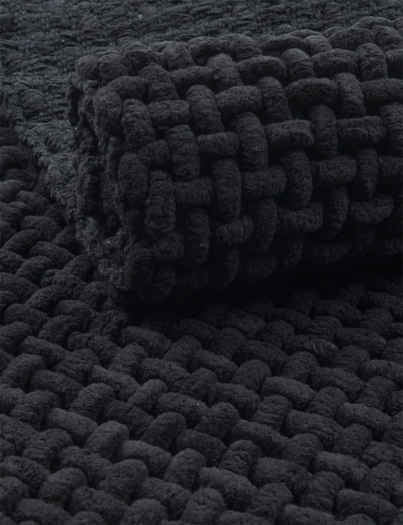 Efloor Dywanik Łazienkowy Belweder 60x100cm Czarny