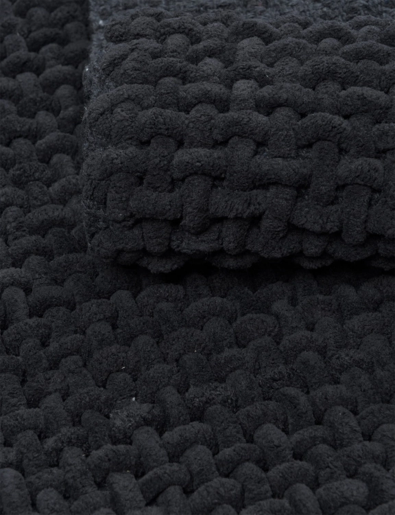 Efloor Dywanik Łazienkowy Belweder 60x100cm Czarny