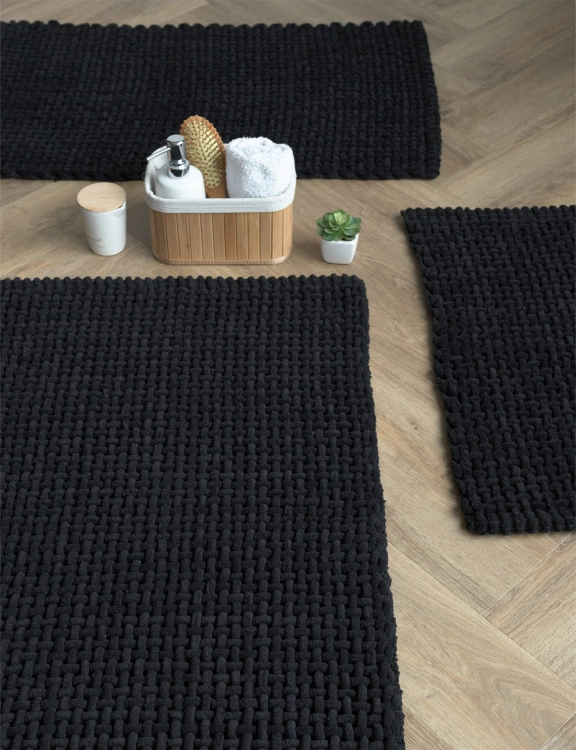 Efloor Dywanik Łazienkowy Belweder 40x60cm Czarny