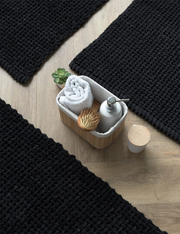Efloor Dywanik Łazienkowy Belweder 40x60cm Czarny