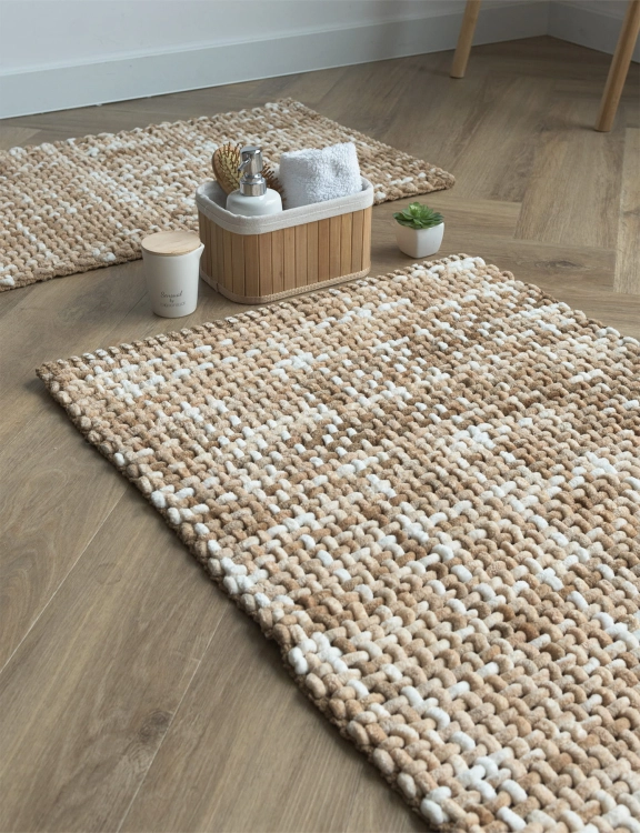 Efloor Dywanik Łazienkowy Belweder 50x80cm Melanż Beżowy