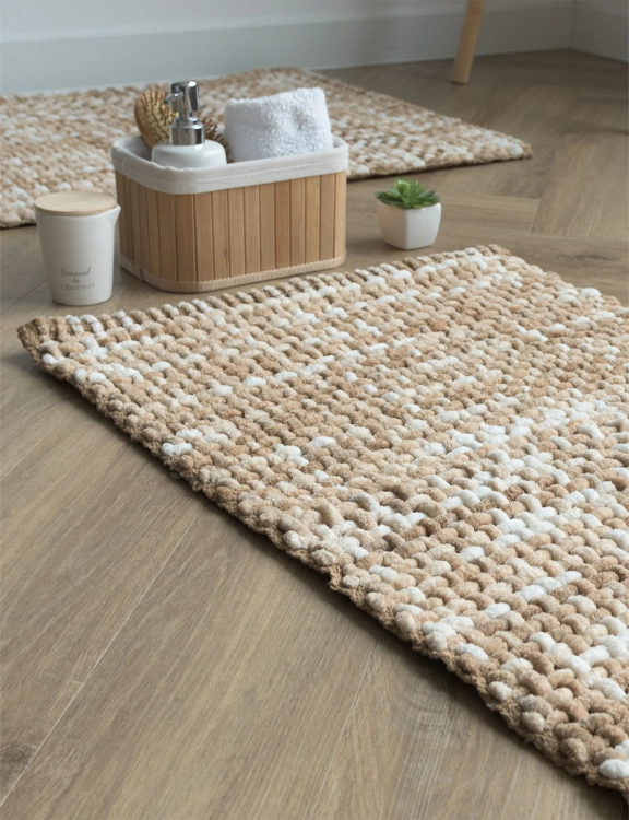 Efloor Dywanik Łazienkowy Belweder 50x80cm Melanż Beżowy