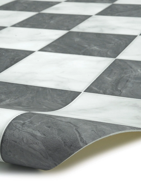 efloor Wykładzina PCV 4m Smartex Holywell 990 Szachownica Czarny