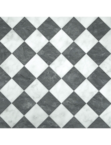 efloor Wykładzina PCV 4m Smartex Holywell 990 Szachownica Czarny