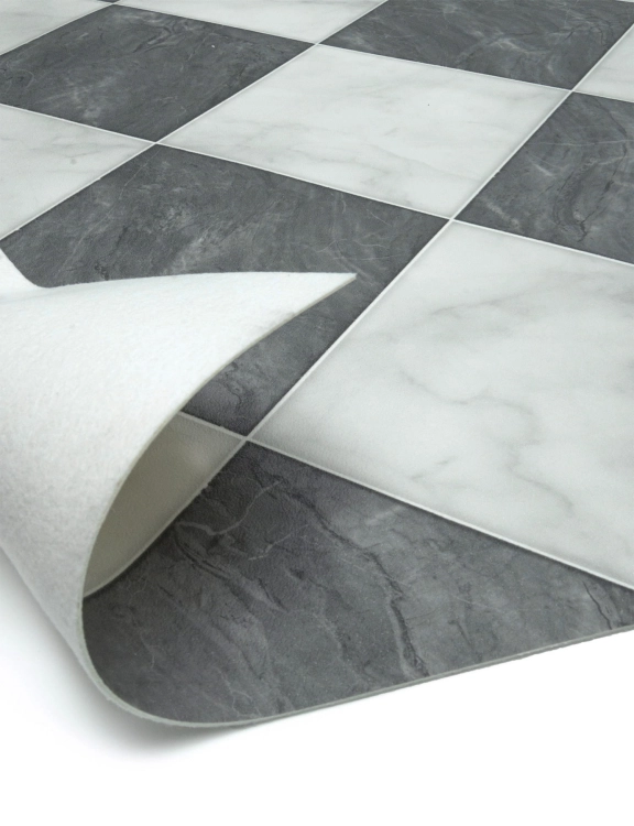 Wykładzina PCV 2m Smartex Holywell 990 Szachownica Czarnya.jpg