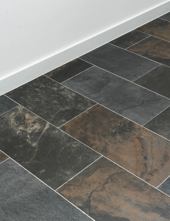 Efloor Wykładzina PCV 4m Riva Salisbury 699 Płytka Ciemny Szary