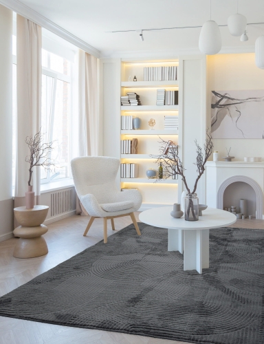 Efloor Dywan Stilo New 160x230cm Abstrakcja Antracytowy