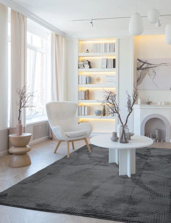 Efloor Dywan Stilo New 160x230cm Abstrakcja Antracytowy